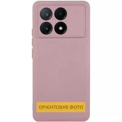 Чохол TPU GETMAN Liquid Silk Full Camera для Xiaomi Poco X6 / Note 13 Pro 5G Рожевий / Pink Sand