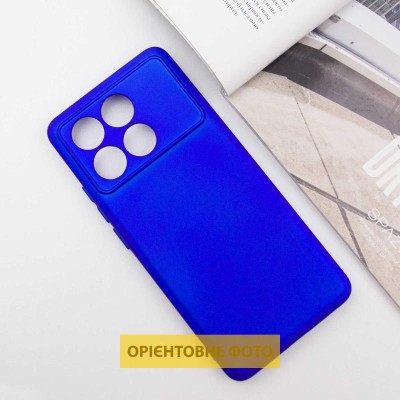 Чохол TPU GETMAN Liquid Silk Full Camera для Xiaomi Poco X6 / Note 13 Pro 5G Синій / Iris Чохол TPU GETMAN Liquid Silk Full Camera для Xiaomi Poco X6 / Note 13 Pro 5G Синій / Iris