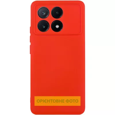 Чохол TPU GETMAN Liquid Silk Full Camera для Xiaomi Poco X6 / Note 13 Pro 5G Червоний / Red