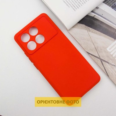 Чохол TPU GETMAN Liquid Silk Full Camera для Xiaomi Poco X6 / Note 13 Pro 5G Червоний / Red