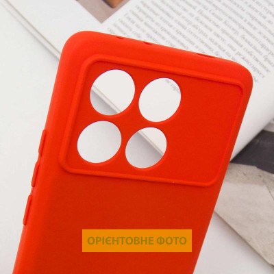 Чохол TPU GETMAN Liquid Silk Full Camera для Xiaomi Poco X6 / Note 13 Pro 5G Червоний / Red