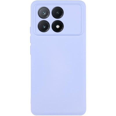 Чохол TPU GETMAN Liquid Silk Full Camera для Xiaomi Poco X6 Pro Бузковий / Light purple Чохол TPU GETMAN Liquid Silk Full Camera для Xiaomi Poco X6 Pro Бузковий / Light purple