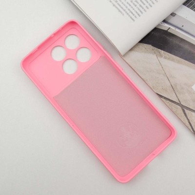 Чохол TPU GETMAN Liquid Silk Full Camera для Xiaomi Poco X6 Pro Рожевий / Pink Чохол TPU GETMAN Liquid Silk Full Camera для Xiaomi Poco X6 Pro Рожевий / Pink