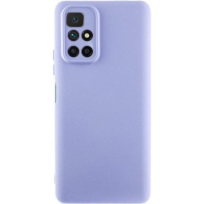 Чохол TPU GETMAN Liquid Silk Full Camera для Xiaomi Redmi 10 Бузковий / Light purple Чохол TPU GETMAN Liquid Silk Full Camera для Xiaomi Redmi 10 Бузковий / Light purple
