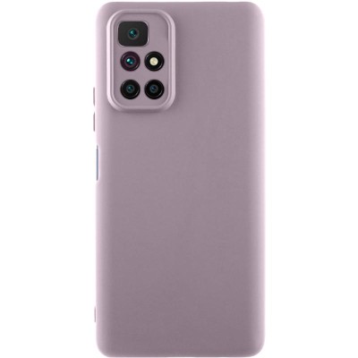 Чохол TPU GETMAN Liquid Silk Full Camera для Xiaomi Redmi 10 Сірий / Lavender Чохол TPU GETMAN Liquid Silk Full Camera для Xiaomi Redmi 10 Сірий / Lavender