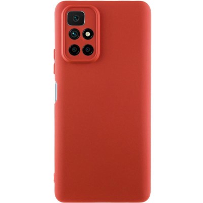 Чохол TPU GETMAN Liquid Silk Full Camera для Xiaomi Redmi 10 Червоний / Dark Red Чохол TPU GETMAN Liquid Silk Full Camera для Xiaomi Redmi 10 Червоний / Dark Red