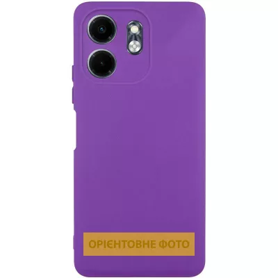 Чохол TPU GETMAN Liquid Silk Full Camera для Xiaomi Redmi 15C (Europe version) Фіолетовий / Purple