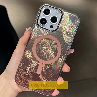 Чохол TPU Shiny Mountain (MagFit) для Apple iPhone 17 (6.3") Chocolate