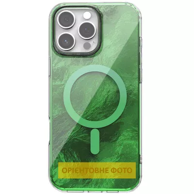Чохол TPU Shiny Mountain (MagFit) для Apple iPhone 17 (6.3") Green