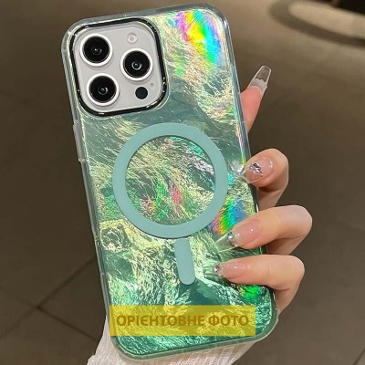 Чохол TPU Shiny Mountain (MagFit) для Apple iPhone 17 (6.3") Green