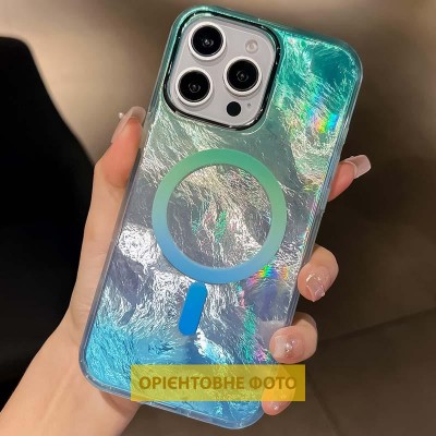 Чохол TPU Shiny Mountain (MagFit) для Apple iPhone 17 (6.3") Green / Blue Чохол TPU Shiny Mountain (MagFit) для Apple iPhone 17 (6.3") Green / Blue