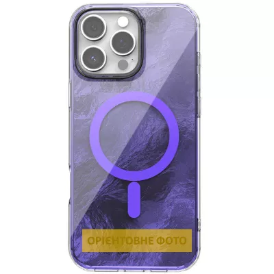 Чохол TPU Shiny Mountain (MagFit) для Apple iPhone 17 (6.3") Purple