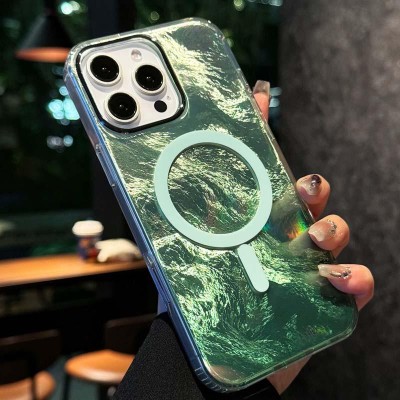 Чохол TPU Shiny Mountain (MagFit) для Apple iPhone 17 Pro (6.3") Green Чохол TPU Shiny Mountain (MagFit) для Apple iPhone 17 Pro (6.3") Green