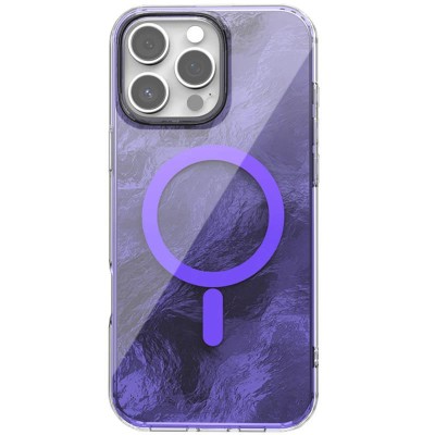 Чохол TPU Shiny Mountain (MagFit) для Apple iPhone 17 Pro (6.3") Purple Чохол TPU Shiny Mountain (MagFit) для Apple iPhone 17 Pro (6.3") Purple