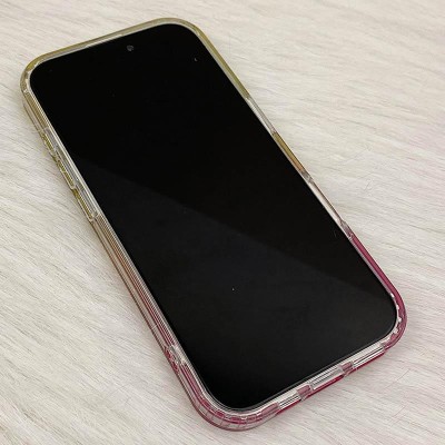 Чохол TPU Shiny Mountain (MagFit) для Apple iPhone 17 Pro (6.3") Yellow / Pink