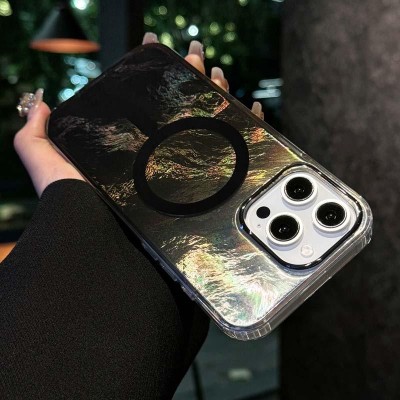 Чохол TPU Shiny Mountain (MagFit) для Apple iPhone 17 Pro Max (6.9") Black