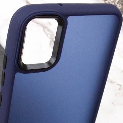 Чохол TPU+PC Lyon Frosted для Samsung Galaxy A07 Navy Blue Чохол TPU+PC Lyon Frosted для Samsung Galaxy A07 Navy Blue