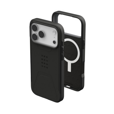 Чохол UAG для iPhone 17 Pro Max, Civilian MagSafe, Black (114546114040) Чохол UAG для iPhone 17 Pro Max, Civilian MagSafe, Black (114546114040)
