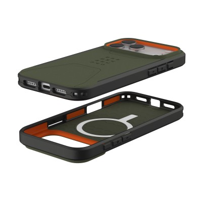 Чохол UAG для iPhone 17 Pro Max, Civilian MagSafe, Olive/Orange (114546117297) Чохол UAG для iPhone 17 Pro Max, Civilian MagSafe, Olive/Orange (114546117297)