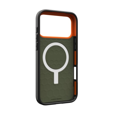 Чохол UAG для iPhone 17 Pro Max, Civilian MagSafe, Olive/Orange (114546117297) Чохол UAG для iPhone 17 Pro Max, Civilian MagSafe, Olive/Orange (114546117297)