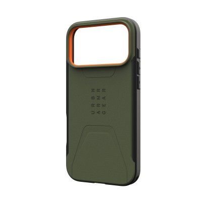 Чохол UAG для iPhone 17 Pro Max, Civilian MagSafe, Olive/Orange (114546117297) Чохол UAG для iPhone 17 Pro Max, Civilian MagSafe, Olive/Orange (114546117297)