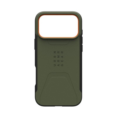Чохол UAG для iPhone 17 Pro Max, Civilian MagSafe, Olive/Orange (114546117297) Чохол UAG для iPhone 17 Pro Max, Civilian MagSafe, Olive/Orange (114546117297)