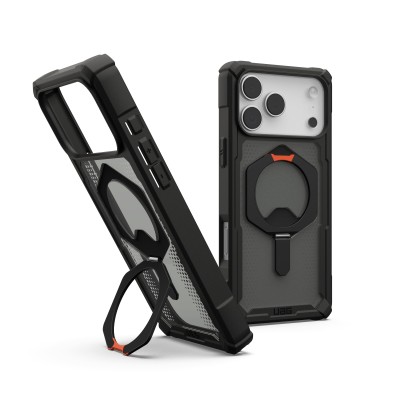 Чохол UAG для iPhone 17 Pro Max, Plasma XTE MagSafe, Black/Pop Orange (114528114097)