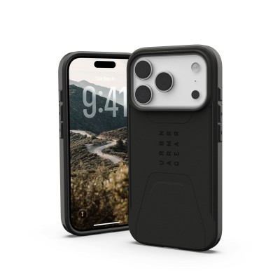 Чохол UAG для iPhone 17 Pro, Civilian MagSafe, Black (114545114040) Чохол UAG для iPhone 17 Pro, Civilian MagSafe, Black (114545114040)