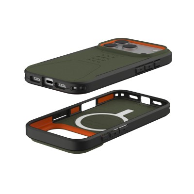 Чохол UAG для iPhone 17 Pro, Civilian MagSafe, Olive/Orange (114545117297) Чохол UAG для iPhone 17 Pro, Civilian MagSafe, Olive/Orange (114545117297)