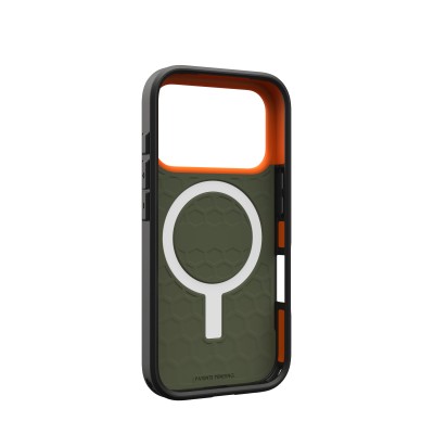 Чохол UAG для iPhone 17 Pro, Civilian MagSafe, Olive/Orange (114545117297) Чохол UAG для iPhone 17 Pro, Civilian MagSafe, Olive/Orange (114545117297)
