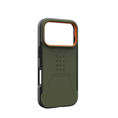 Чохол UAG для iPhone 17 Pro, Civilian MagSafe, Olive/Orange (114545117297) Чохол UAG для iPhone 17 Pro, Civilian MagSafe, Olive/Orange (114545117297)