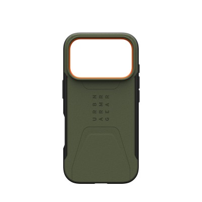 Чохол UAG для iPhone 17 Pro, Civilian MagSafe, Olive/Orange (114545117297) Чохол UAG для iPhone 17 Pro, Civilian MagSafe, Olive/Orange (114545117297)