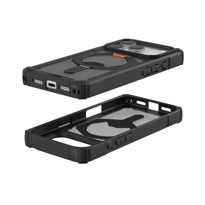 Чохол UAG для iPhone 17 Pro, Plasma XTE MagSafe, Black/Pop Orange (114527114097) Чохол UAG для iPhone 17 Pro, Plasma XTE MagSafe, Black/Pop Orange (114527114097)