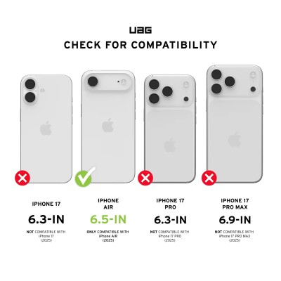 Чохол UAG для Phone 17 Air, Metropolis LT Magsafe, Kevlar Black (114520113940) Чохол UAG для Phone 17 Air, Metropolis LT Magsafe, Kevlar Black (114520113940)