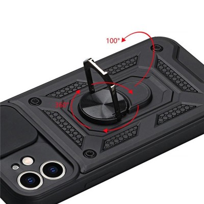 Чохол Ummi Camshield Serge Ring для Apple iPhone 11 (6.1") Чорний Чохол Ummi Camshield Serge Ring для Apple iPhone 11 (6.1") Чорний
