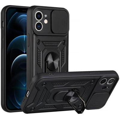 Чохол Ummi Camshield Serge Ring для Apple iPhone 11 (6.1") Чорний Чохол Ummi Camshield Serge Ring для Apple iPhone 11 (6.1") Чорний