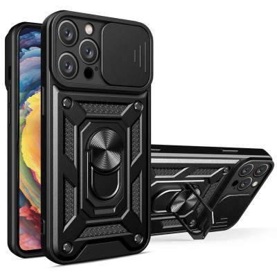Чохол Ummi Camshield Serge Ring для Apple iPhone 12 Pro Max (6.7") Чорний Чохол Ummi Camshield Serge Ring для Apple iPhone 12 Pro Max (6.7") Чорний
