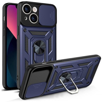 Чохол Ummi Camshield Serge Ring для Apple iPhone 13 (6.1") Синій Чохол Ummi Camshield Serge Ring для Apple iPhone 13 (6.1") Синій