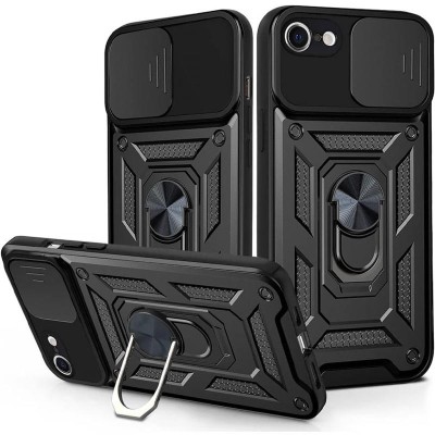 Чохол Ummi Camshield Serge Ring для Apple iPhone 7 / 8 / SE (2020) (4.7") Чорний Чохол Ummi Camshield Serge Ring для Apple iPhone 7 / 8 / SE (2020) (4.7") Чорний