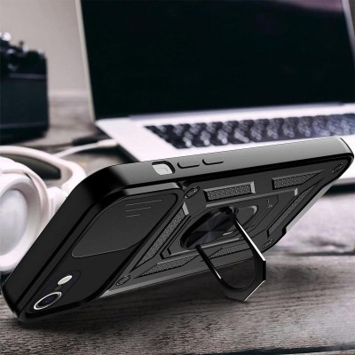 Чохол Ummi Camshield Serge Ring для Apple iPhone 7 / 8 / SE (2020) (4.7") Чорний Чохол Ummi Camshield Serge Ring для Apple iPhone 7 / 8 / SE (2020) (4.7") Чорний