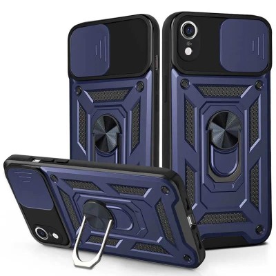 Чохол Ummi Camshield Serge Ring для Apple iPhone XR (6.1") Синій Чохол Ummi Camshield Serge Ring для Apple iPhone XR (6.1") Синій