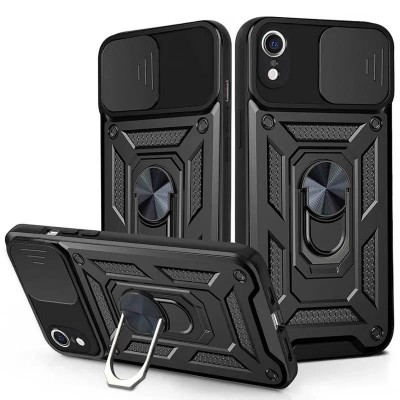 Чохол Ummi Camshield Serge Ring для Apple iPhone XR (6.1") Чорний Чохол Ummi Camshield Serge Ring для Apple iPhone XR (6.1") Чорний