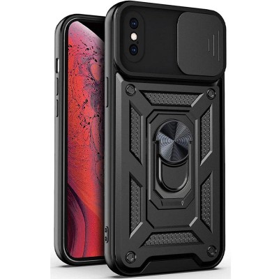 Чохол Ummi Camshield Serge Ring для Apple iPhone XS Max (6.5") Чорний Чохол Ummi Camshield Serge Ring для Apple iPhone XS Max (6.5") Чорний