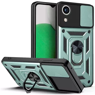 Чохол Ummi Camshield Serge Ring для Samsung Galaxy A03 Core Зелений