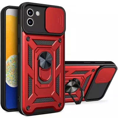 Чохол Ummi Camshield Serge Ring для Samsung Galaxy A03 Червоний