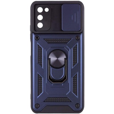 Чохол Ummi Camshield Serge Ring для Samsung Galaxy A03s Синій Чохол Ummi Camshield Serge Ring для Samsung Galaxy A03s Синій