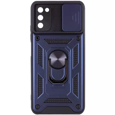 Чохол Ummi Camshield Serge Ring для Samsung Galaxy A03s Синій