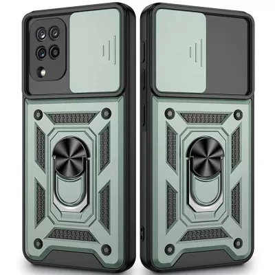 Чохол Ummi Camshield Serge Ring для Samsung Galaxy A22 4G / M32 Зелений