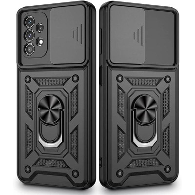 Чохол Ummi Camshield Serge Ring для Samsung Galaxy A72 4G / A72 5G Чорний Чохол Ummi Camshield Serge Ring для Samsung Galaxy A72 4G / A72 5G Чорний