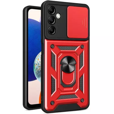 Чохол Ummi Camshield Serge Ring для Samsung Galaxy M14 5G Червоний